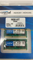 Crucial DDR3 1600 MT/s (PC3-12800) 204-Pin Memory Modules
