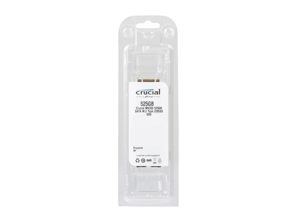 Crucial MX300 525GB M.2 (2280) Internal Solid State Drive - CT525MX300SSD4 Crucial MX300 525GB M.2 (2280) Internal Solid State Drive - CT525MX300SSD4