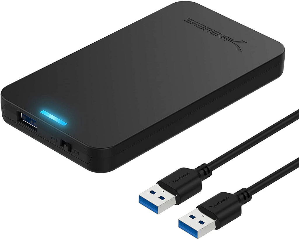 SABRENT 2.5-Inch SATA to USB 3.0 External Hard Drive Enclosure, Optimized for SSD, Support UASP SATA III SABRENT 2.5-Inch SATA to USB 3.0 External Hard Drive Enclosure, Optimized for SSD, Support UASP SATA III