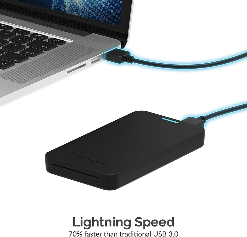 SABRENT 2.5-Inch SATA to USB 3.0 External Hard Drive Enclosure, Optimized for SSD, Support UASP SATA III SABRENT 2.5-Inch SATA to USB 3.0 External Hard Drive Enclosure, Optimized for SSD, Support UASP SATA III