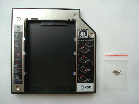 2nd SATA HDD Caddy for CD/DVD-ROM Slot - 12.7mm