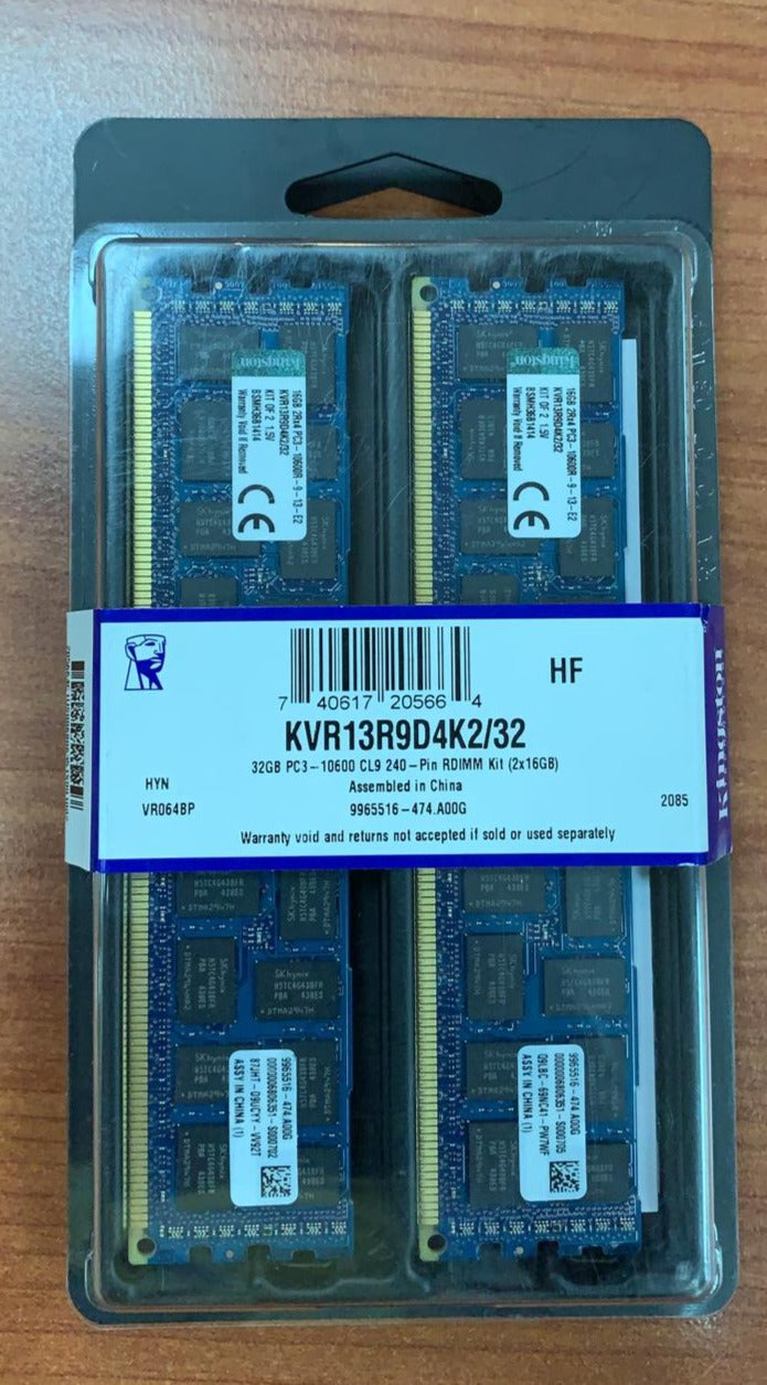 32GB Kit - PC3-10600 Desktop RAM - Registered 32GB Kit - PC3-10600 Desktop RAM - Registered