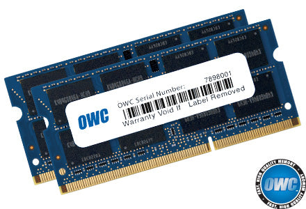 OWC - 1333MHz DDR3 SO-DIMM PC10600 204 Pin RAM modules OWC - 1333MHz DDR3 SO-DIMM PC10600 204 Pin RAM modules