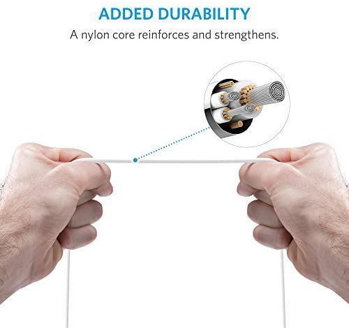 Anker Lightning Cable iPhone Charging Charger Cable - 3 feet Anker Lightning Cable iPhone Charging Charger Cable - 3 feet