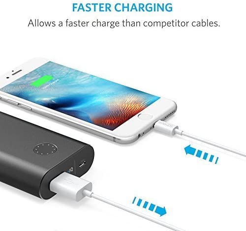 Anker Lightning Cable iPhone Charging Charger Cable - 3 feet Anker Lightning Cable iPhone Charging Charger Cable - 3 feet
