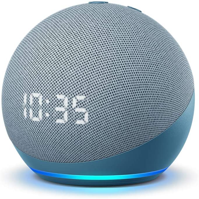 All New Echo Dot (4th Gen) With CLOCK – SSD Qatar