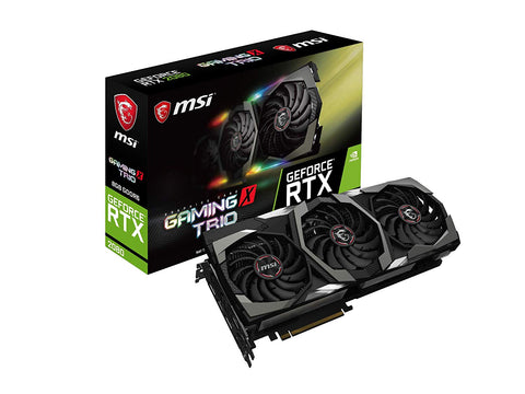 MSI Gaming GeForce RTX 2080 8GB GDRR6 256-bit VR Ready Graphics Card (RTX 2080 GAMING X TRIO)