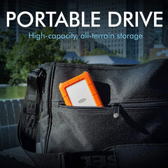 LaCie Rugged USB-C 5TB External Portable Hard Drive